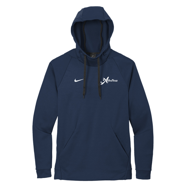 Nike therma fit hoodie navy blue hot sale